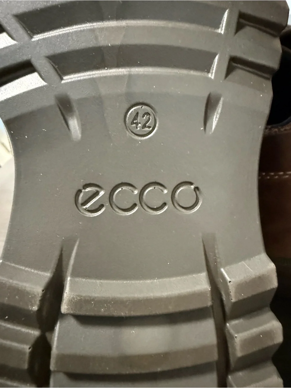 ECCO Men’s Gore-Tex Waterproof Leather Oxford Shoes Brown‎ Lace-Up Size US 9,5